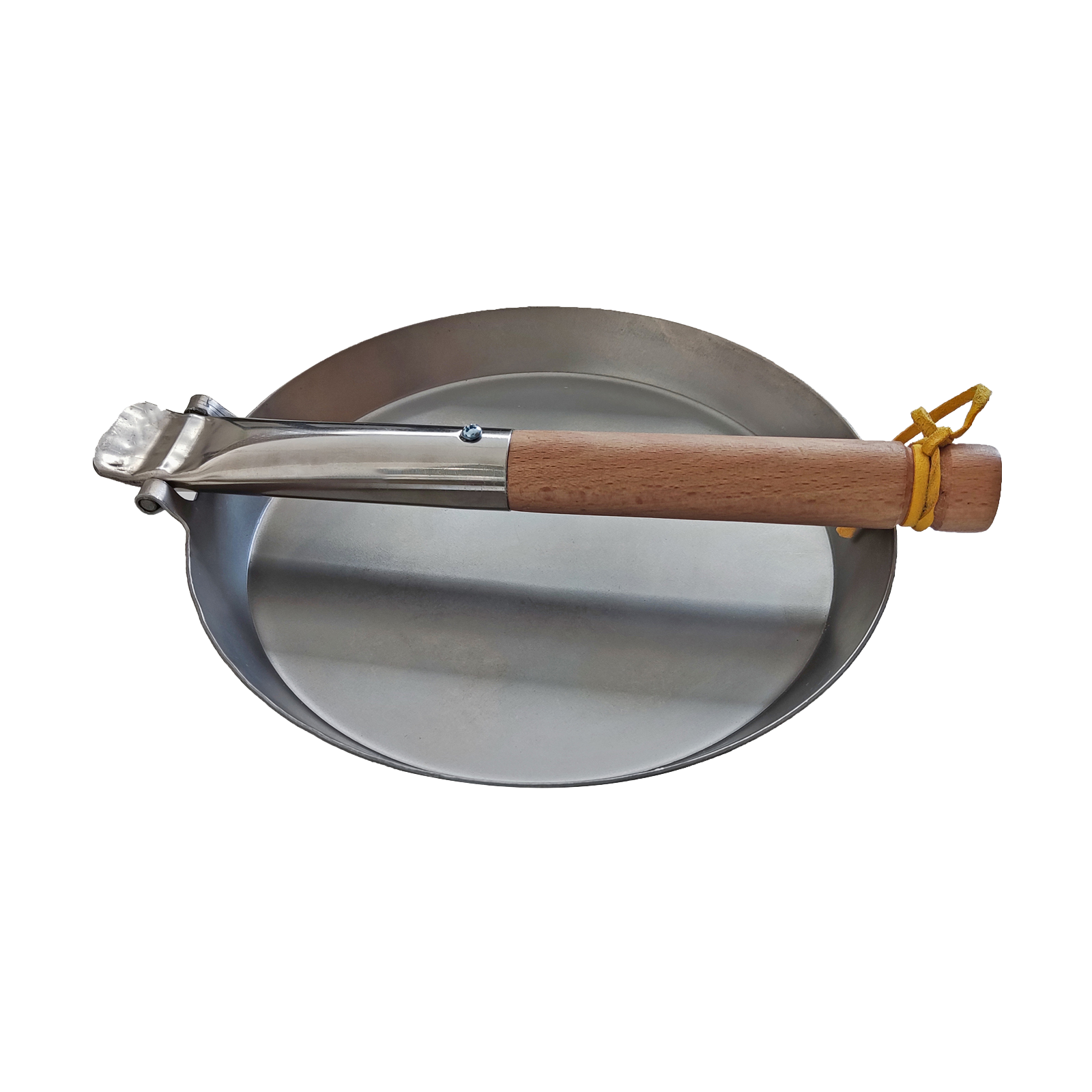 Foldable handle fry pan